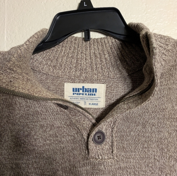 urban Pipeline Men's Beige Sweater Size Xl Pre-owned - Picture 4 of 6